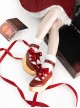 Lace Up Doll Series Elegant Lace Up Exquisite Platform Square Toe Buckle Doll Wood Grain Sole Sweet Lolita Shoes