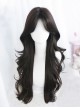 Soft Grace Series Black Elegant All Match Natural Versatile Side Swept Bangs Classic Lolita Long Curly Wig