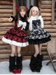 Snow Night Wish Series Dark Retro Black Versatile Subculture Y2K Fluffy Gothic Lolita Plush Leg Warmers