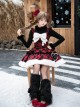 White Chocolate Series Fluffy Plush High Neck Design Bowknot Ruffle Sweet Lolita Long Sleeve Inner Undershirt