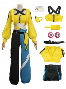 Game Pokemon Legends Z-A Halloween Cosplay Canari Costume Set