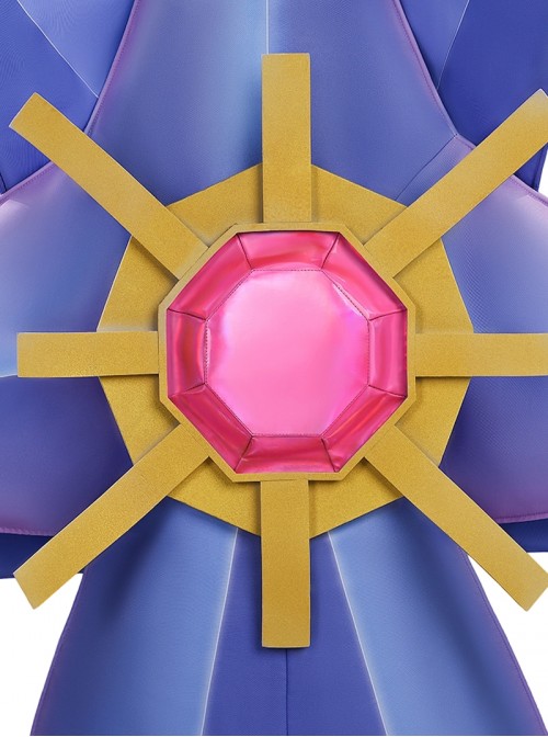 Game Pokemon Legends Z-A Halloween Cosplay Starmie Mega Evolution Bodysuit Costume Set