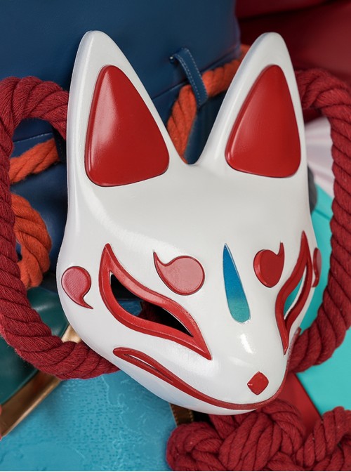 Game Overwatch Halloween Cosplay Kiriko Inari Divine Fox Costume Set