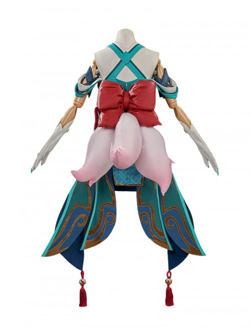 Game Overwatch Halloween Cosplay Kiriko Inari Divine Fox Costume Set