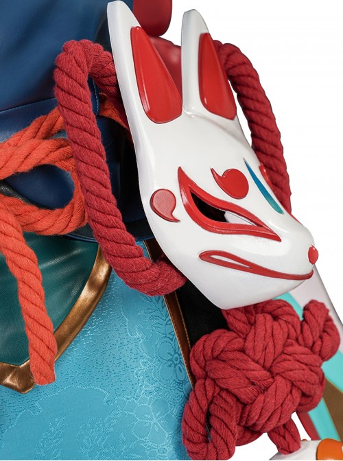 Game Overwatch Halloween Cosplay Kiriko Inari Divine Fox Costume Set