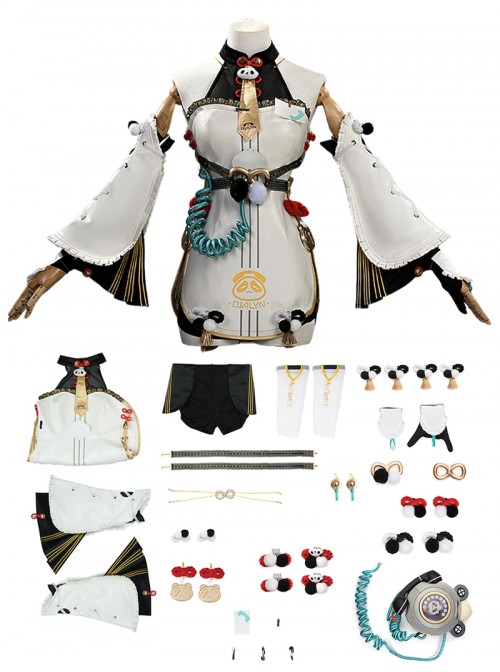 Game Zenless Zone Zero Halloween Cosplay Liyue Costume Set