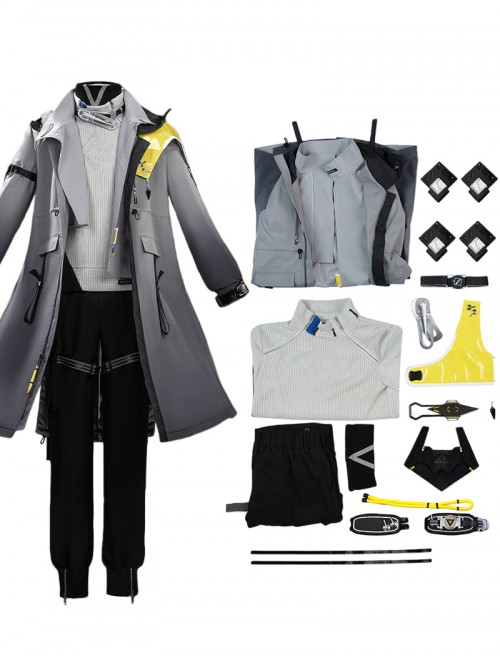 Game Arknights Endfield Halloween Cosplay Administrator Male Version Costume Set