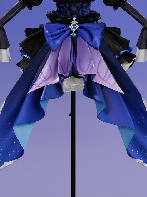 Game Genshin Impact UGC Miliastra Wonderland Halloween Cosplay Phantom Night Candlelight Costume Set