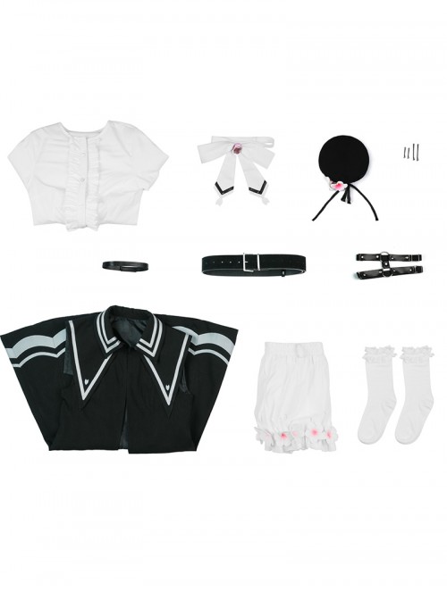 Game Magical Girl Witch Trial Halloween Cosplay Sakura Emma Costume Set