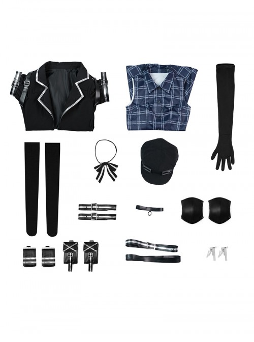 Game Magical Girl Witch Trial Halloween Cosplay Nayaka Kurobe Costume Set