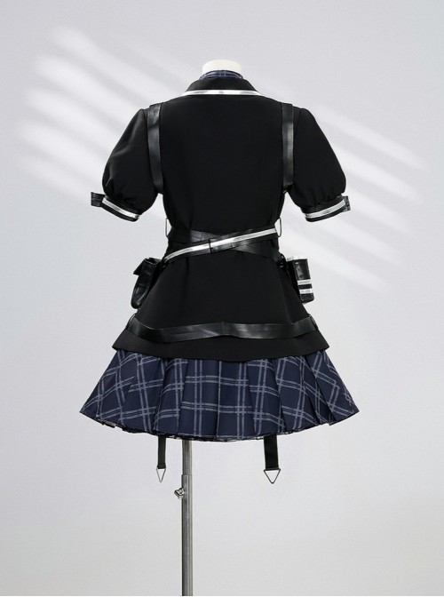 Game Magical Girl Witch Trial Halloween Cosplay Nayaka Kurobe Costume Set