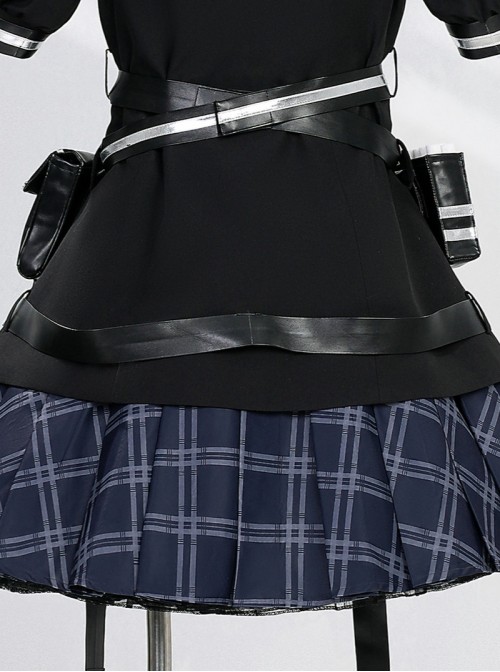 Game Magical Girl Witch Trial Halloween Cosplay Nayaka Kurobe Costume Set