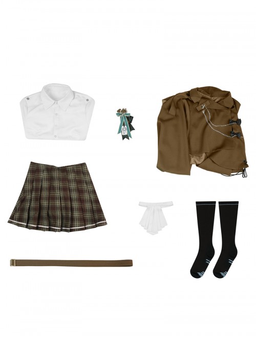 Game Arknights Halloween Cosplay Veritas Costume Set