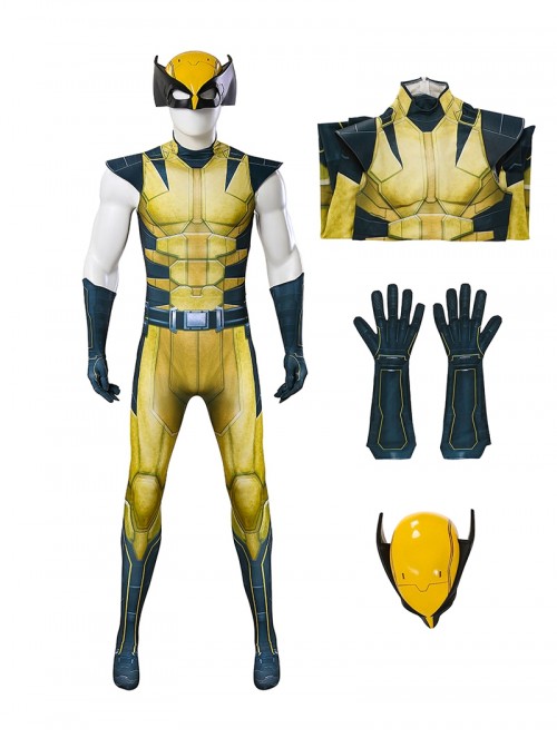 Game Marvel's Wolverine Halloween Cosplay Wolverine Bodysuit Costume Set