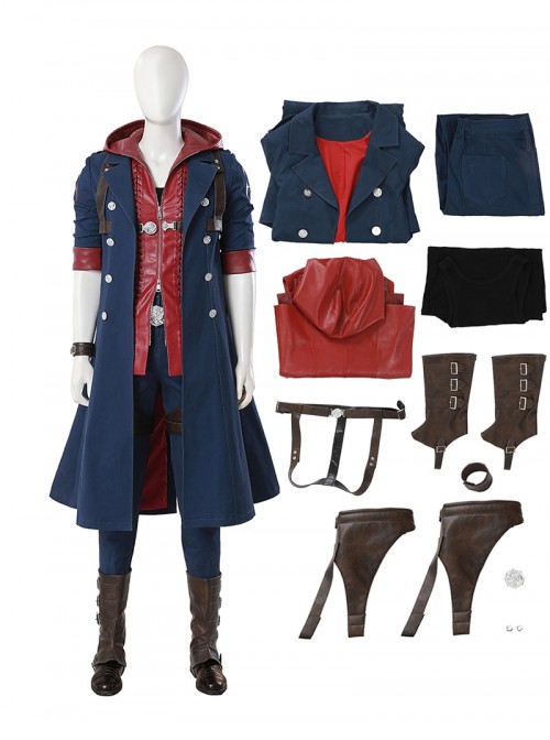 Game Devil May Cry 4 Halloween Cosplay Nero Costume Set