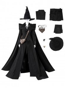 Movie Wicked Halloween Cosplay Elphaba Costume Set Without Shoes