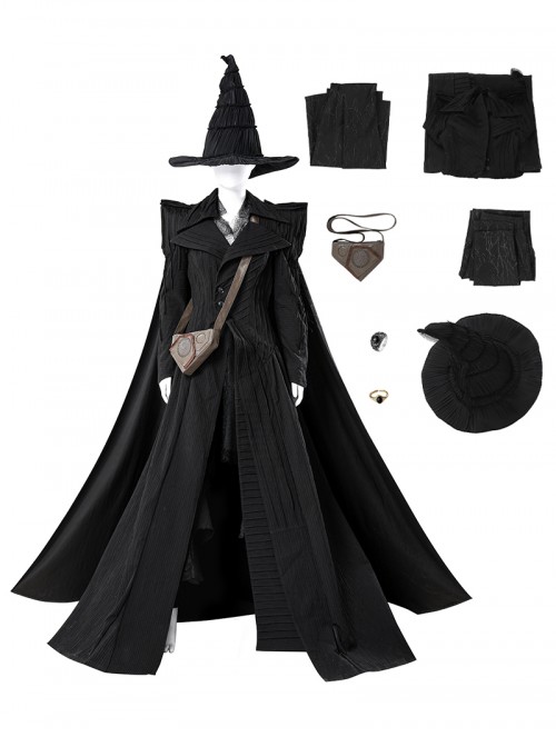 Movie Wicked Halloween Cosplay Elphaba Costume Set Without Shoes