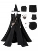 Movie Wicked Halloween Cosplay Elphaba Costume Set Without Shoes