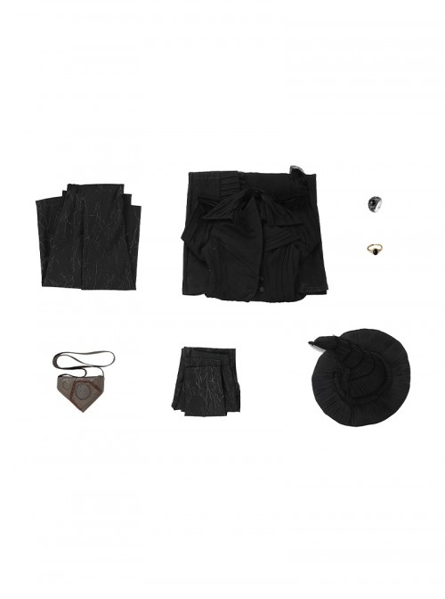 Movie Wicked Halloween Cosplay Elphaba Costume Set Without Shoes