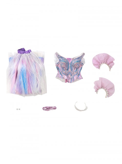 Movie Wicked For Good Halloween Cosplay Glinda Costume Set