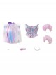 Movie Wicked For Good Halloween Cosplay Glinda Costume Set