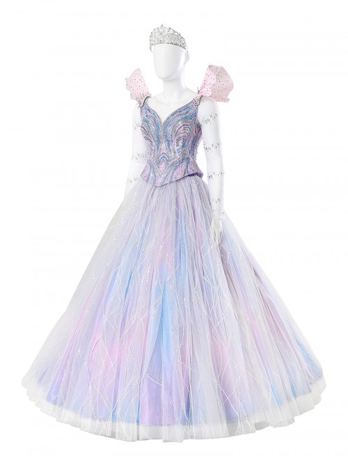 Movie Wicked For Good Halloween Cosplay Glinda Costume Set