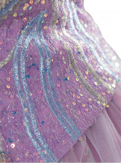 Movie Wicked For Good Halloween Cosplay Glinda Costume Set Without Shoes