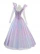 Movie Wicked For Good Halloween Cosplay Glinda Costume Set Without Shoes