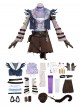 Game Identity V Halloween Cosplay Lanternist Feast On This Shore Costume Set