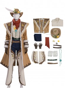 Game Identity V Halloween Cosplay Cowboy Kevin Alonso ONCE Tidings Of Spring Costume Set
