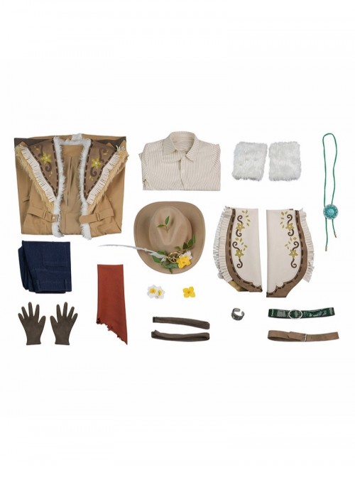 Game Identity V Halloween Cosplay Cowboy Kevin Alonso ONCE Tidings Of Spring Costume Set