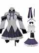 Anime Puella Magi Madoka Magica The Rebellion Story Halloween Cosplay Akemi Homura Costume Set