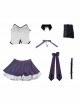Anime Puella Magi Madoka Magica The Rebellion Story Halloween Cosplay Akemi Homura Costume Set