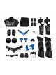 Game Batman Arkham Knight Halloween Cosplay Nightwing Costume Set Without Shoes