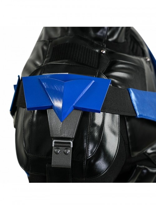Game Batman Arkham Knight Halloween Cosplay Nightwing Costume Set Without Shoes