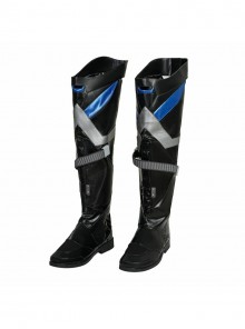 Game Batman Arkham Knight Halloween Cosplay Nightwing Accessories Black Boots