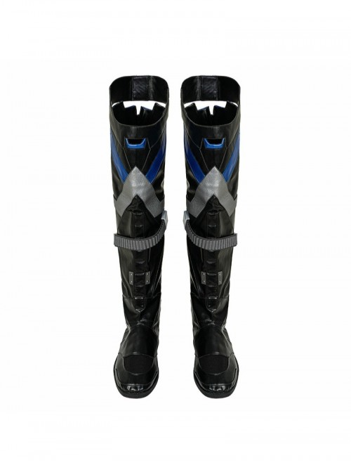 Game Batman Arkham Knight Halloween Cosplay Nightwing Accessories Black Boots