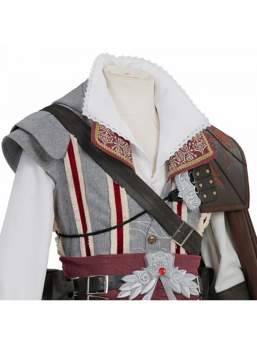 Game Assassin's Creed II Halloween Cosplay Ezio Auditore Costume Set