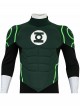 Anime Green Lantern Bodysuit Halloween Cosplay Battle Suit Costume Set Without Shoes