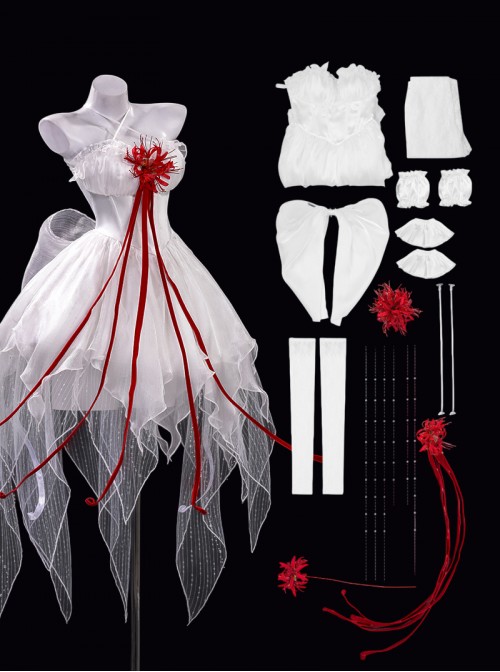 Game Wuthering Waves Halloween Cosplay Phrolova Formal Gown Costume Full Set