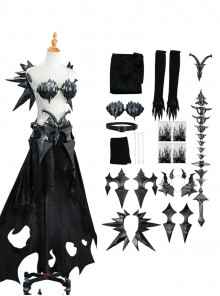 Game Dragon Raja The Gate Of Cassell Halloween Cosplay The Dragon Queen Jormungandr Costume Set