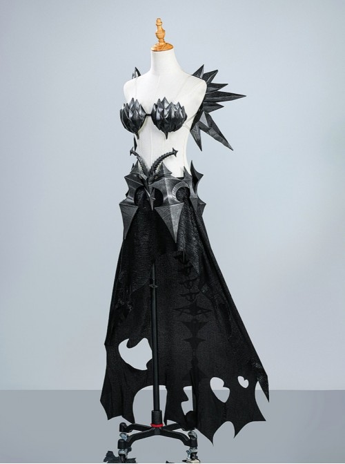 Game Dragon Raja The Gate Of Cassell Halloween Cosplay The Dragon Queen Jormungandr Costume Set