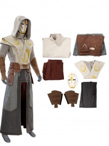 Game Star Wars Galaxy Of Heroes Halloween Cosplay Jedi Temple Guard Costume Set Without Shoes