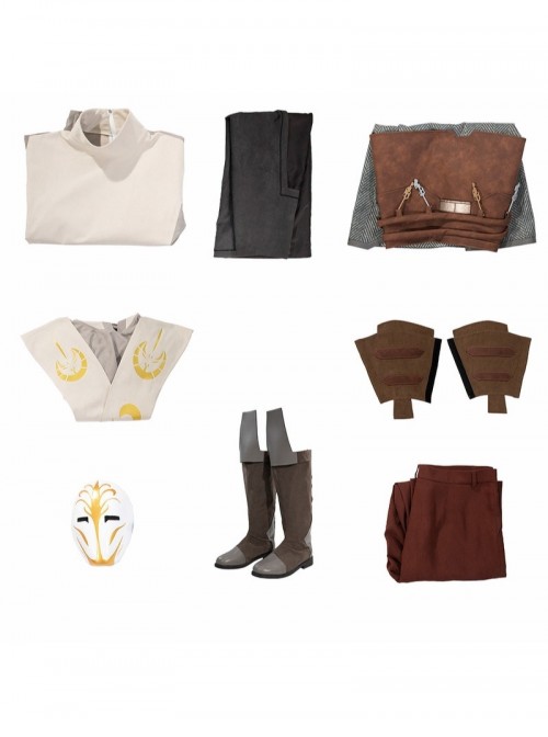 Game Star Wars Galaxy Of Heroes Halloween Cosplay Jedi Temple Guard Costume Set Without Shoes