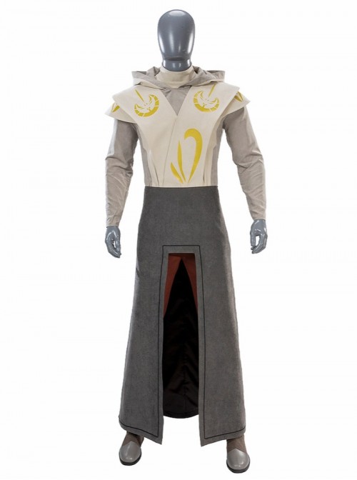 Game Star Wars Galaxy Of Heroes Halloween Cosplay Jedi Temple Guard Costume Set Without Shoes