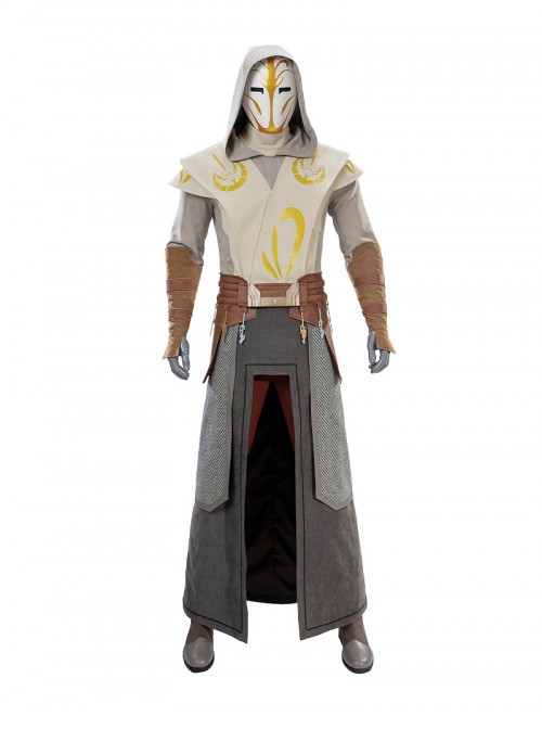 Game Star Wars Galaxy Of Heroes Halloween Cosplay Jedi Temple Guard Accessories Brown Boots