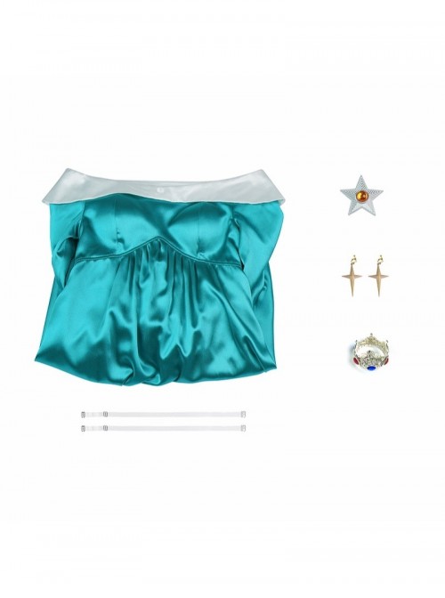 Movie Super Mario Galaxy Halloween Cosplay Rosalina Costume Set