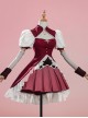 Anime Puella Magi Madoka Magica Walpurgisnacht Rising Halloween Cosplay Sakura Kyoko Costume Set