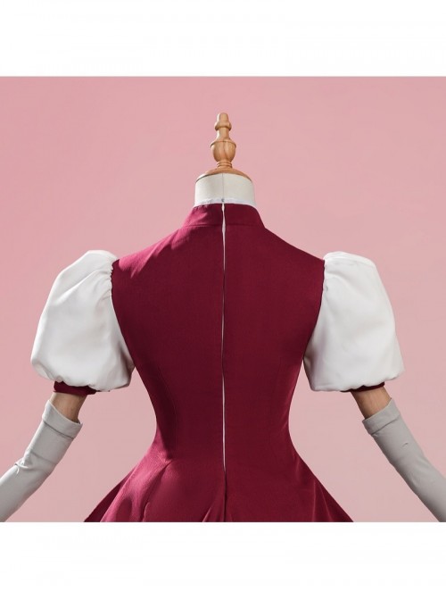 Anime Puella Magi Madoka Magica Walpurgisnacht Rising Halloween Cosplay Sakura Kyoko Costume Set