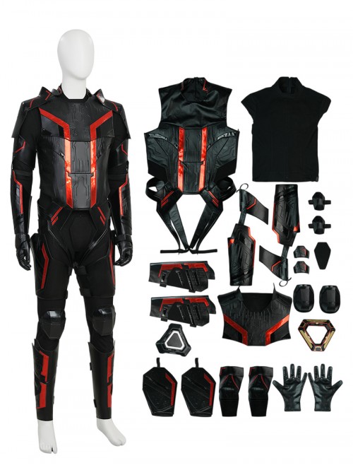 Movie Tron Ares Halloween Cosplay Ares Costume Set Without Shoes